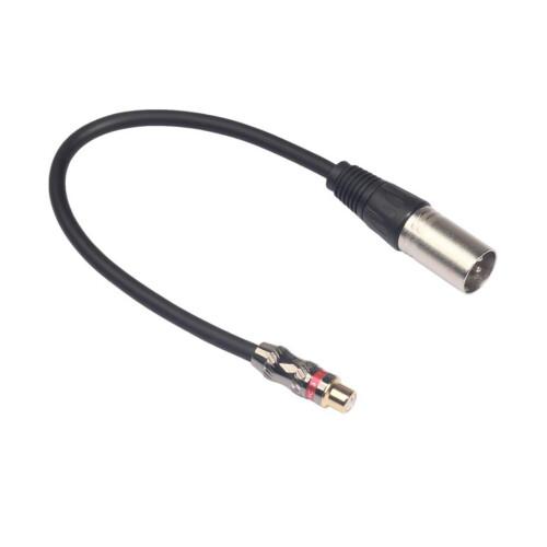 2x kabel XLR samec-samec, adaptér XLR-převodník, měnič audio patch kabelů - 30 cm 1