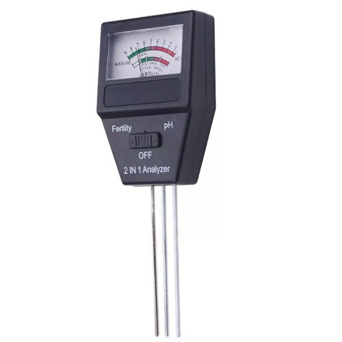 NPK-meststofmeter en bodem-pH-meter, bodemkwaliteitsmeter 2-in-1 meetas 2