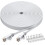 Cat6 Ethernet Cable 40 FT White, Cat-6 Flat RJ45 Computer Internet LAN Network Ethernet Patch Cable Cord - 40 1