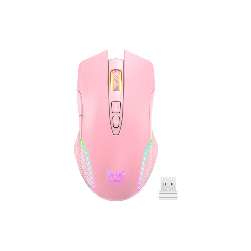Wireless Rgb Gaming Mouse, Ergonomic Rechargeable Computer Mouse 9395123816487
