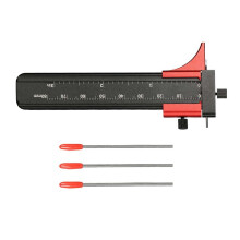 Regla de trazado paralelo de precisión para manualidades, compatible con DSPIAE y cabezal afilado de acero de tungsteno. Herramienta de marcado