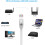 Cat6 Ethernet Cable 40 FT White, Cat-6 Flat RJ45 Computer Internet LAN Network Ethernet Patch Cable Cord - 40 5