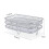 Jacenvly 304 Stainless Steel 3-Tier Stackable Drying Rack with Clips, compatible with home dehydration needs, Elevated Corners, Fall Decor Clearance 4