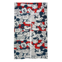 Mickey egér ajtófüggöny, 34x57 hüvelykes sötétítő ajtófüggöny gobelin, adatvédelmi szobaelválasztó függöny otthoni hálószobába,