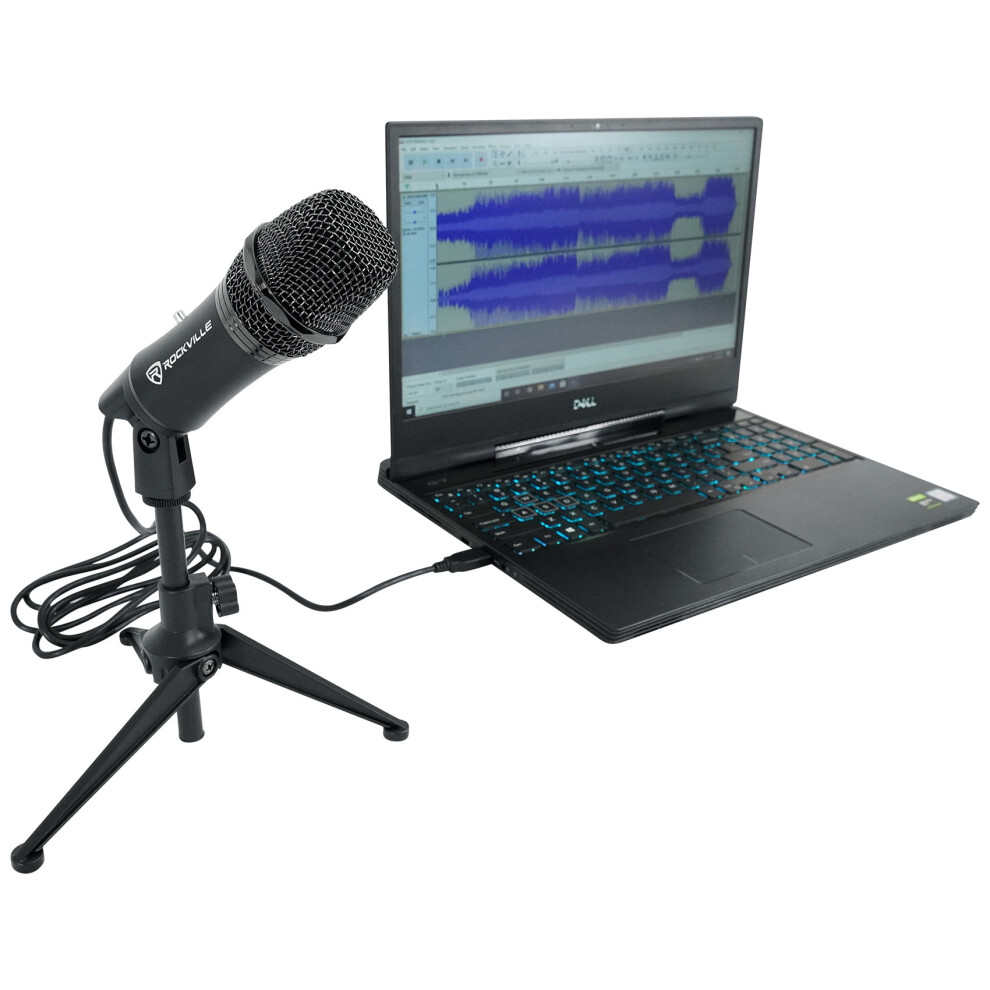 Rockville Z-Stream Usb Condenser Computer Microphone Youtube Zoom Podcasting Mic 9395123909837