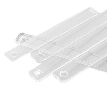 Juego de 10 reglas para arcilla acrílica, cerámica blanda y polimérica. Regla de grosor con rodillo guía para la fabricación de pendientes y