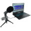 Microfono a condensatore USB Rockville Z-STREAM per computer, YouTube, Zoom e podcasting. 2