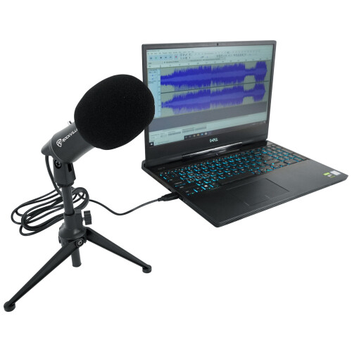 Microfono a condensatore USB Rockville Z-STREAM per computer, YouTube, Zoom e podcasting. 1
