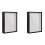 2X Shadow Box A4, 5CM Deep Box Photo Frame for Tabletop and Wall,3D Picture Frame Display Box Black 1