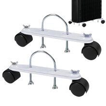 Electric Heater Stand with 360 Swivel Casters, Heavy Duty Oil Heater Base with Wheels for Home Garage