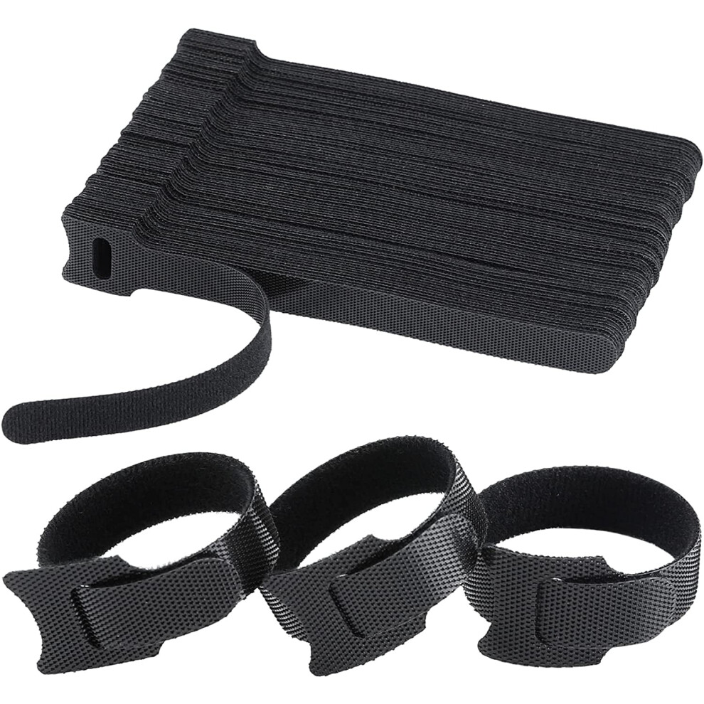 Reusable Cable Ties Black 120Pcs Cable Management Cord Organizer 6 Inch Wire Straps For Home Office Data Centers Usb 9395123031835