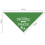 Pañuelo triangular de algodón para perros, bandana para mascotas, 380x780 mm 1