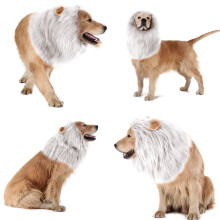 Wig Madra do Mhadraí do Mhadraí Wig Inchoigeartaithe do Mhadraí (Bán) Soláthairtí Peataí Gabhálais Peataí