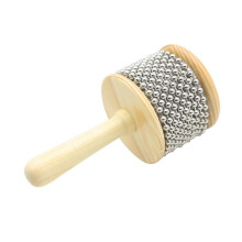 Wooden Cabasa Percussion Instrument with Ergonomic Handle for Preschool Music Education and Therapy