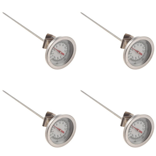 4X Termometermåler Rustfrit Stål til Madlavning 200Celsius