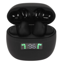 Nyelvfordító fülhallgató, 144 nyelv, 3 üzemmód, Bluetooth hangfordító utazáshoz, telefonáláshoz, tanuláshoz (fekete)