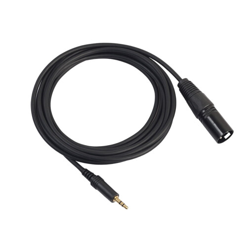 Cavo audio da USB a XLR/F da 3 m, adattatore per registrazione su PC (nero)