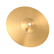Brass Crash Ride Cymbal with Balanced Response and Durable Impact Resistance for Drum Set