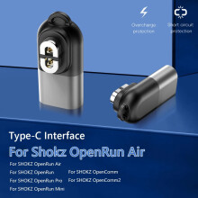 SUSUchens Adapter do ładowarki słuchawkowej, lekki i przenośny, magnetyczny konwerter do Shokz AS800/S803/S810, czarny