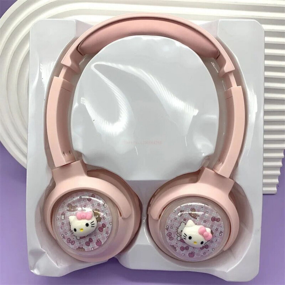 Sanrio Tb Headphone Wireless Headsets Anime Cartoon Stereo Hellokitty Headset Earphone With Mic Fashion Hottie Y2k Gifts 9395123131702