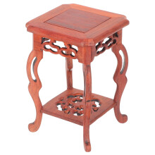 Dekorativer Ständer aus Holz im chinesischen Stil für Vasen, ideal als Dekoration für Zuhause.