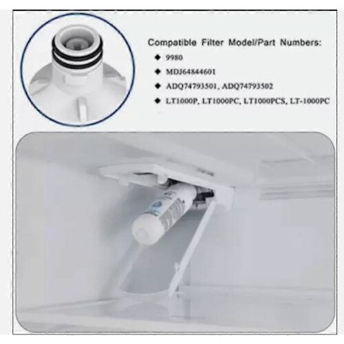 3-PACK compatible with LG-LT1000P ADQ747935 Replacement Water Filter for Refrigerator 2