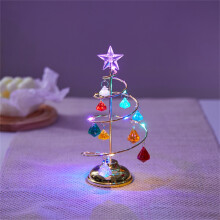 YiFudd Christmas Lights Crystal Christmas Tree Lights Copper Wire Night Lights