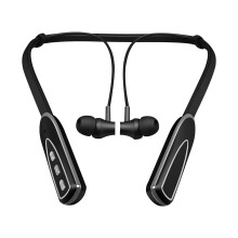 Bluetooth sluchátka EQWLJWE s mikrofonem, design s nákrčním obloukem, redukce hluku, lehká, kompatibilní s iPhonem a Androidem, ideální dárek
