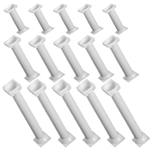24Pcs Wedding Party Cake Pillars Cake Tier Stacking Stands Cake Support Cake Pillars
