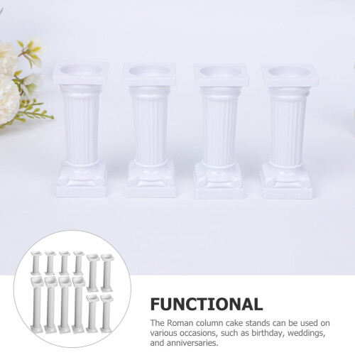 24Pcs Wedding Party Cake Pillars Cake Tier Stacking Stands Cake Support Cake Pillars 1