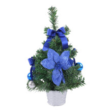 Mini kerstboompje voor op tafel (15,7 x 9,1 x 3,2 inch), decoratie voor microlandschappen, etalage- en fotografierekwisieten, cadeaus - compatibel