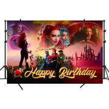 Efterkommere Baggrund, Efterkommere Fødselsdagsfest Banner Baggrund til Børns Fødselsdagsfest Dekorationsartikler, (5x3ft)