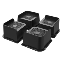 Ágyemelők, 3 hüvelykes, nagy teherbírású, 4,8x4,8 hüvelykes széles nyílású bútoremelők, 4 db-os csomag, ágyemelő emelők kanapéhoz,
