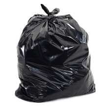 Sacs poubelle Essclean - 17 x 19 pouces | 3 paquets de 30 pièces - 90 pièces | Sacs poubelle jetables (noirs)