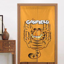 Garfield závěs do dveří, zatemňovací okenní závěs s potiskem vzoru, gobelínový dělič místnosti, bytová dekorace, 81 cm šířka x 147