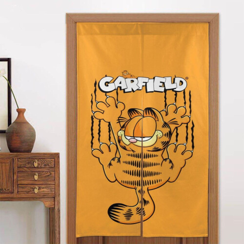 Κουρτίνα πόρτας Garfield για πόρτα, κουρτίνα παραθύρου συσκότισης με μοτίβο