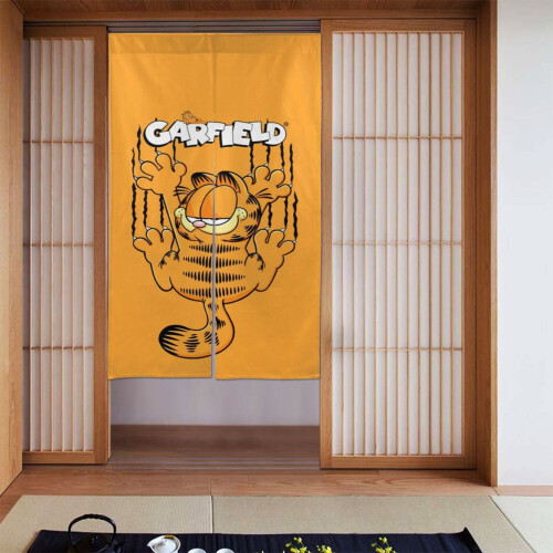 Κουρτίνα πόρτας Garfield για πόρτα, κουρτίνα παραθύρου συσκότισης με μοτίβο 1