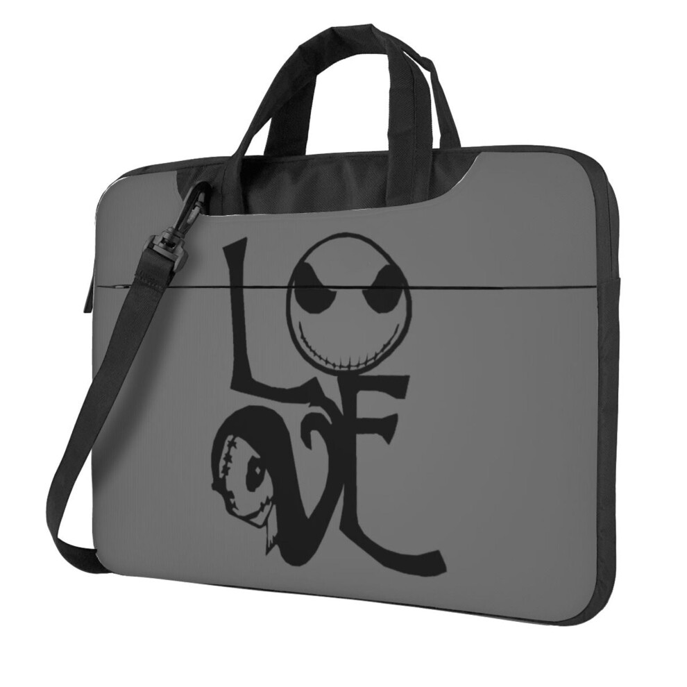 Laptop Sleeve 14" The Nightmare Before Christmas Computer Case Notebook Sleeve Pc Messenger Bag Tablet Case Neoprene Handle Sleeve 9395123361048