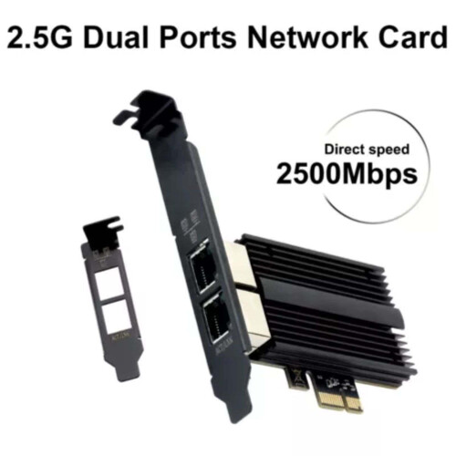 Carte d'extension réseau nouvelle génération 2,5 Gbit/s pour applications multithread, basée sur Intel 1