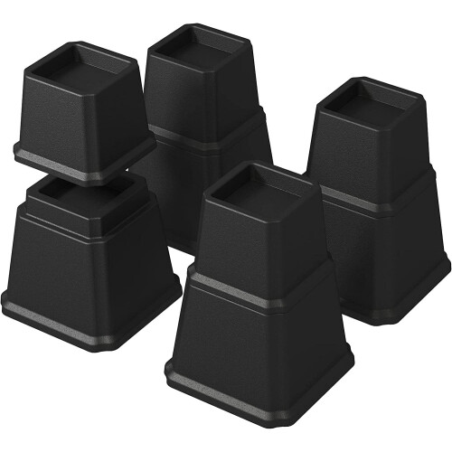 Elevadores de cama para móveis, resistentes, com alturas ajustáveis de 8, 5 ou 3 polegadas, suportam até 1.500 libras (aproximadamente 680 kg),