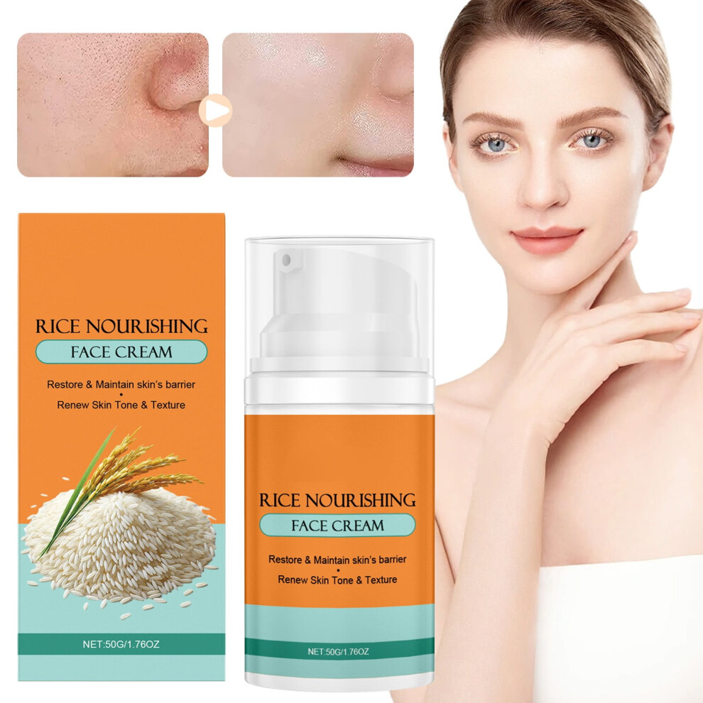 Rice Nourishing ï¼Moisturizing ; Restorative Nourishing Provide Long Lasting to The Nourish And Keep The Skin Moisturized.