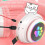 Ακουστικά Bluetooth STN-28Cat Ear Headmint 5.0Ασύρματα ακουστικά οροφής σε δροσερά χρώματα necomimi 4
