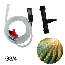 Kit d'irrigation FALYEE G1/2G3/4 pour engrais Venturi : injecteur, tube d'eau, interrupteur et filtre.