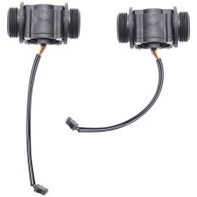 Sensor de flujo de agua IMCBSTT2PCS Medidor de flujo de combustible Sensor de agua Medidor de flujo Indicador de contador de sensor de agua FS400A