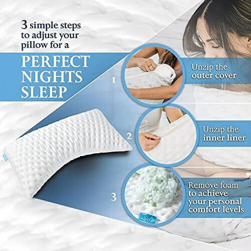 Sleep Curve -tyyny - muistisienityyny - suuri (harmaa) 2