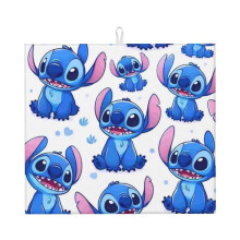 Afdroogmat van Stitch voor op het aanrecht, microvezel afdroogmat, snel absorberend en uitlekkend.