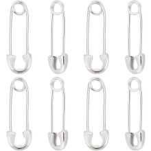 4 paar oorbellen in de vorm van paperclips van 925 sterling zilver voor dames, geschikt als cadeau voor een jubileum, verjaardag of Valentijnsdag.