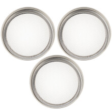 3 Stück Keimglas-Siebdeckel aus Edelstahl für Einmachgläser