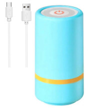 kannettava USB-ladattava kädessä pidettävä minipussintiivistäjä keittiöön, älykäs pienruokakotitalojen tyhjiötiiviste, 10 pussia, sininen
