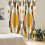 Ambesonne Mid Century Modern 4-Panel Curtains, Boho Sun Moth, 56"x63", Pale Coffee Eggshell 3